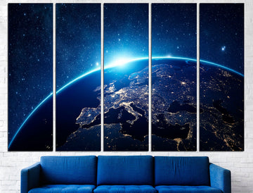 Space Wall Art Extra Large Wall Art, Planet Wall Art Space Poster Astronomy Art