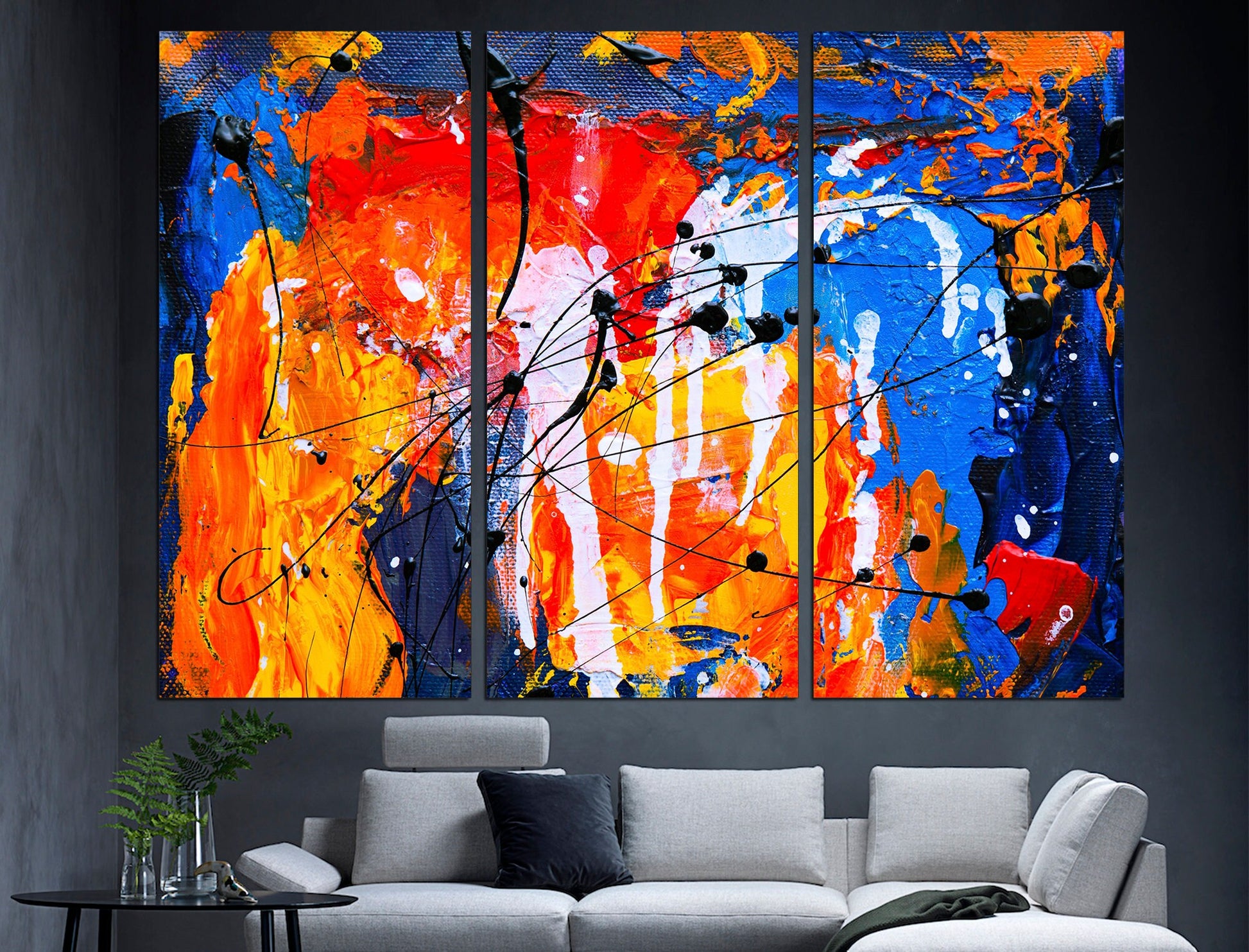 Abstract Wall Art Large Canvas Art Abstract Watercolor, Modern Wall Art Extra Large Wall Art Abstract Painting