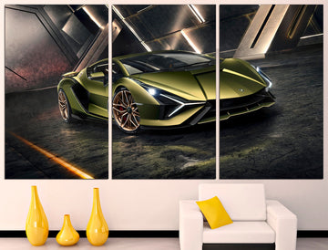 Lamborghini Poster Lamborghini Wall Art Lamborghini Canvas, Automotive Decor Sport Car Wall Decor Car Lover Gift
