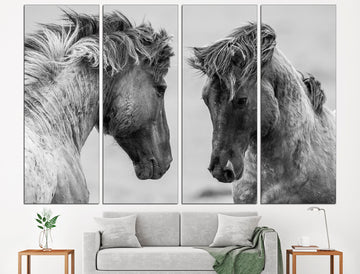 Horse Black White Horse Wall Art Black And White Art, Horse Art Print Gift For Horse Lover Horse Poster