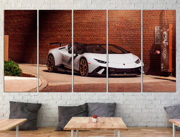 Lamborghini wall art Sport car poster Lamborghini print, Supercar wall art Lamborghini car art Automotive art