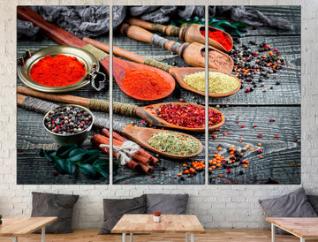 Kitchen Poster Kitchen Wall Art Dining Room Wall Art, Kitchen Wall Decor Spices Kitchen Art Herbs Wall Art