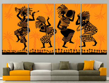 African dance print Ethnic wall decor African home decor, South african art African wall art Black woman art