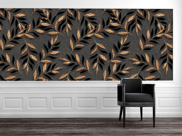 Gold wallpaper Boho home decor Bohemian wallpaper, Scandinavian print Peel stick wallpaper Textured wallpaper, Modern wallpapers