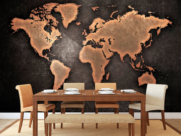 World map print Removable wallpaper Large world map, World map decor Peel stick wallpaper World map wall mural, World & Maps wallpapers