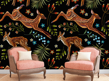 Wallpaper for walls Deer wall art Removable wallpaper, Kids room wallpapers