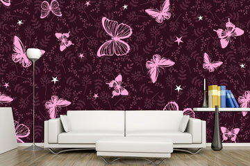 Wallpaper for walls Butterfly wall decor Peel stick wallpaper, Animal wallpapers