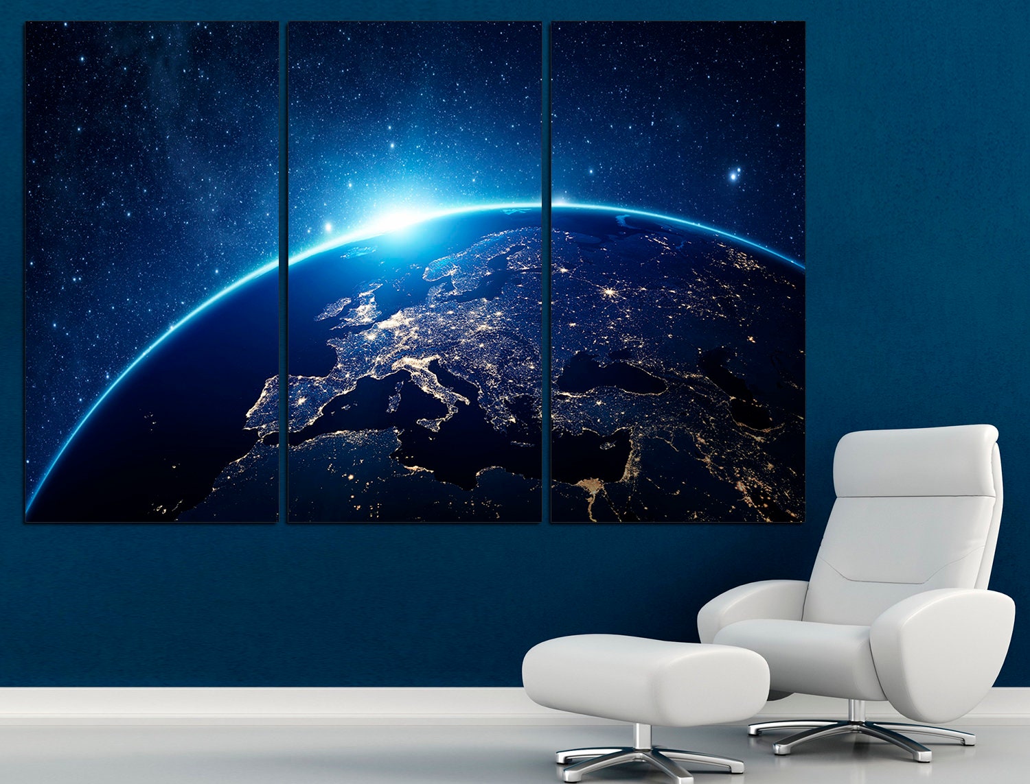 Space Wall Art Extra Large Wall Art, Planet Wall Art Space Poster Astronomy Art