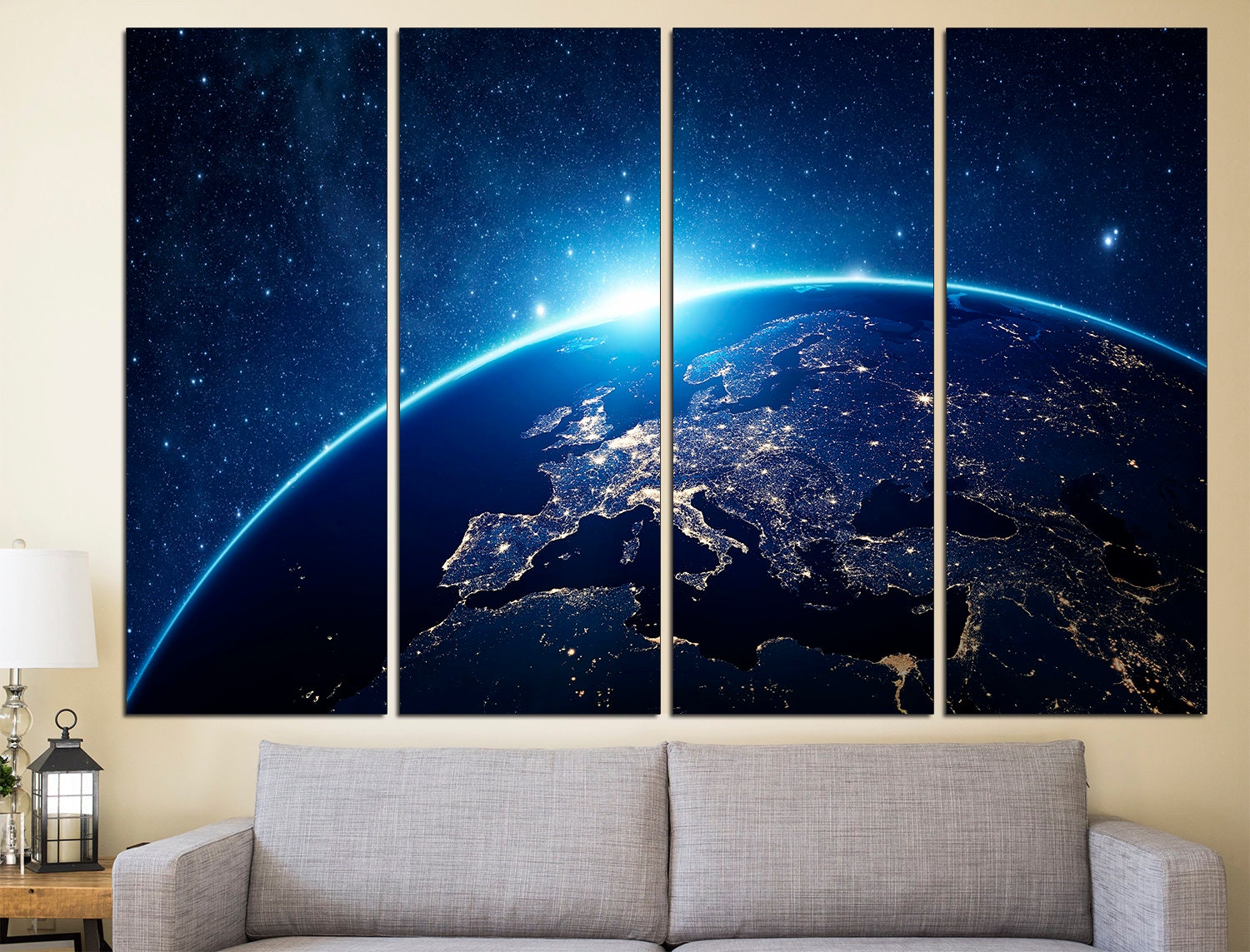 Space Wall Art Extra Large Wall Art, Planet Wall Art Space Poster Astronomy Art