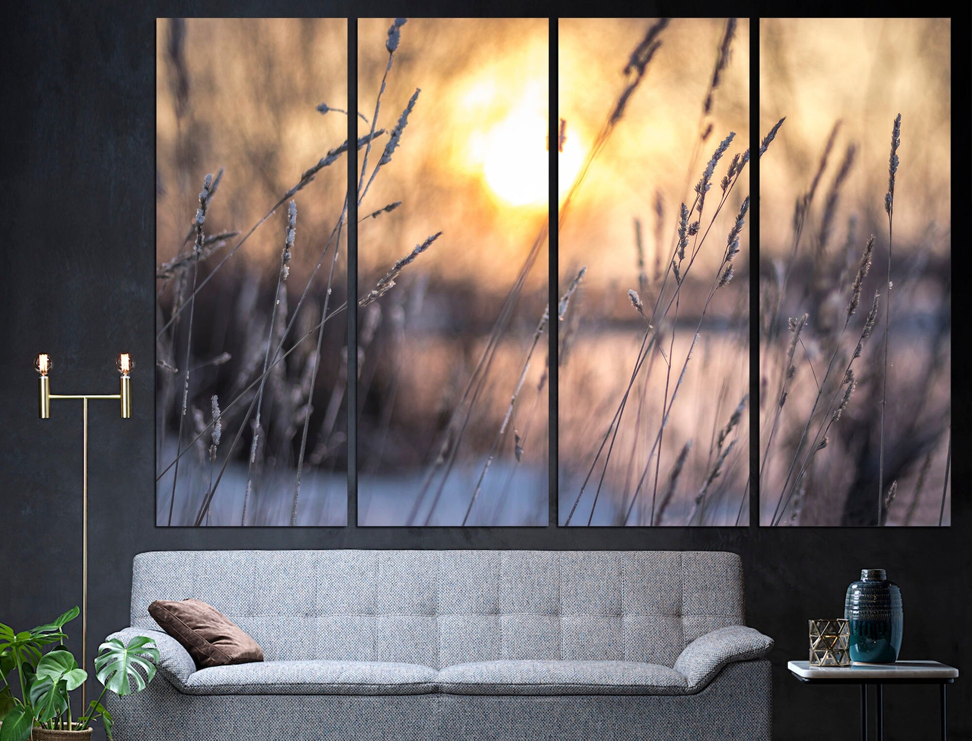 Sunset Wall Art Canvas Wall Art Sunset Canvas, Print Sunset Poster Sunset House Decor