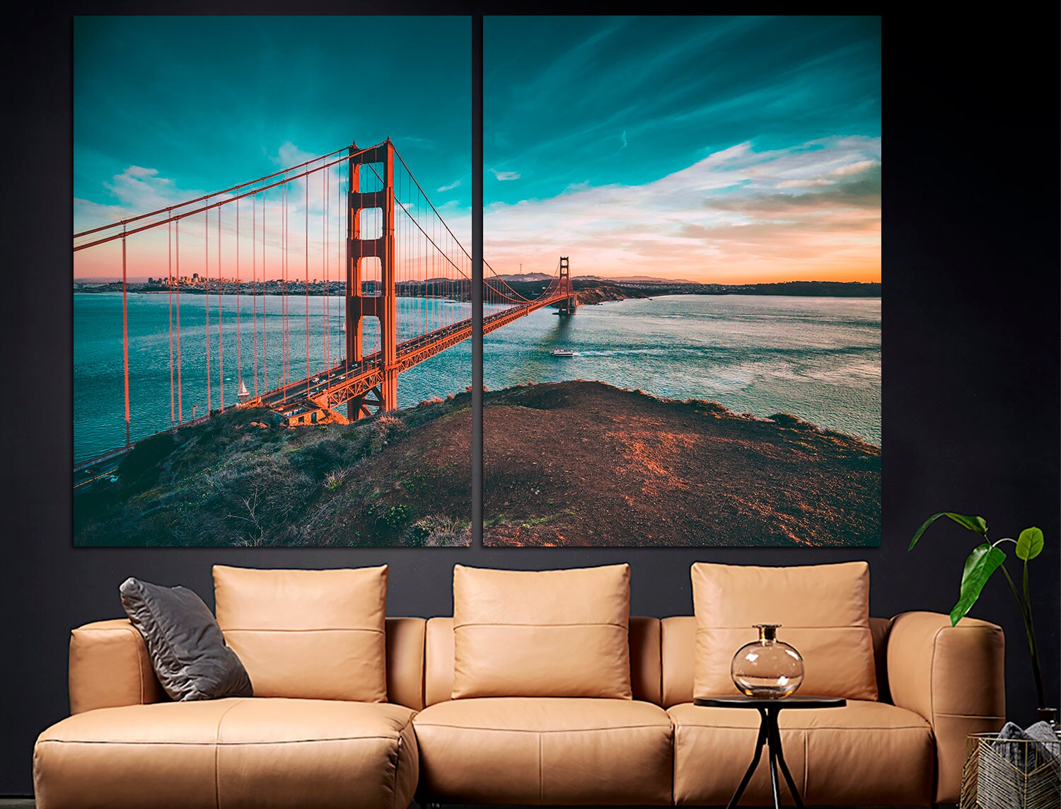 Golden Gate Bridge Wall Art Prints San Francisco Art, New York Photography Bridge Photo Housewarming Gift