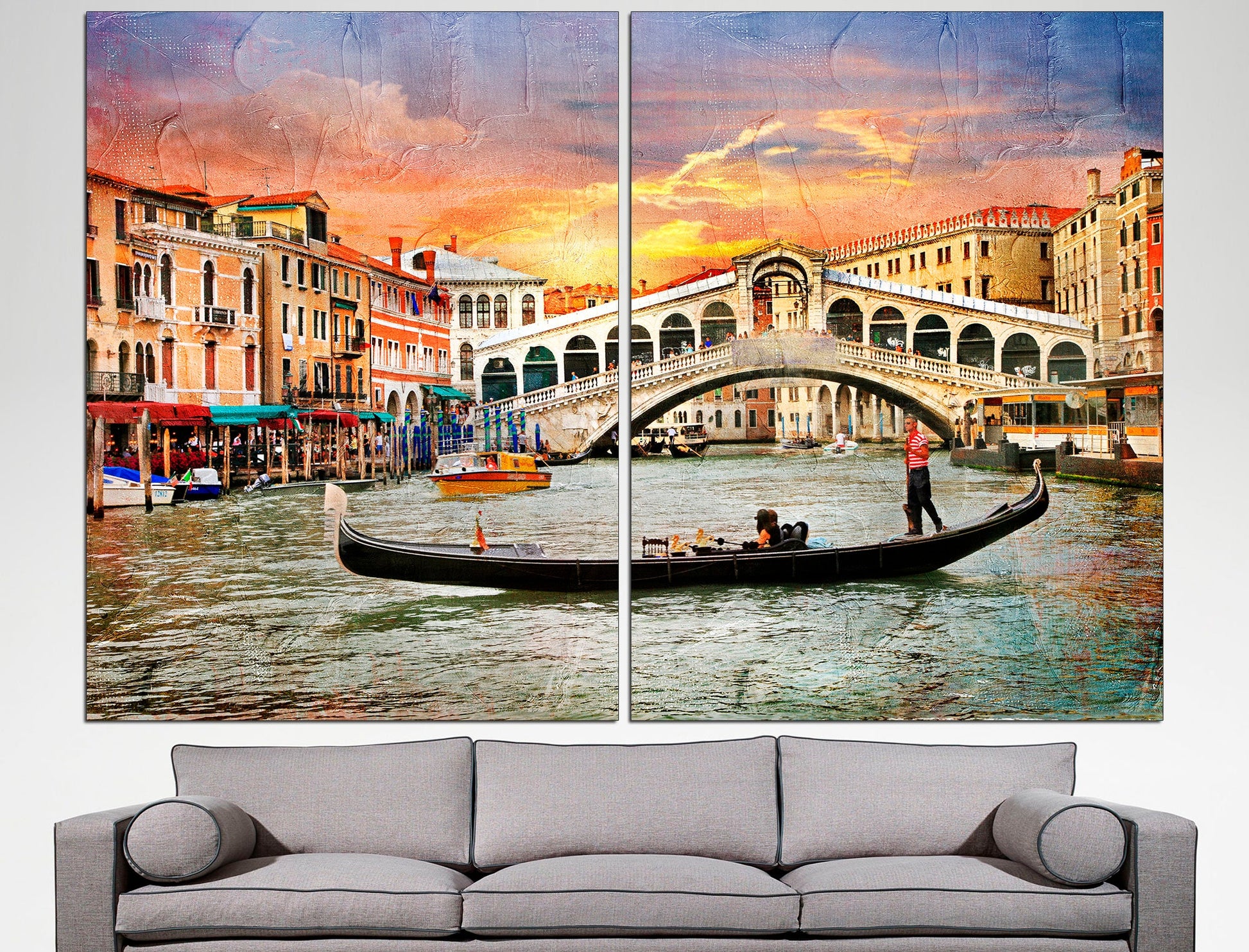 Venice Print Venice Wall Decor Venice Home Decor, Venice Italy Venice Watercolor Italy Canvas Art Italy Print