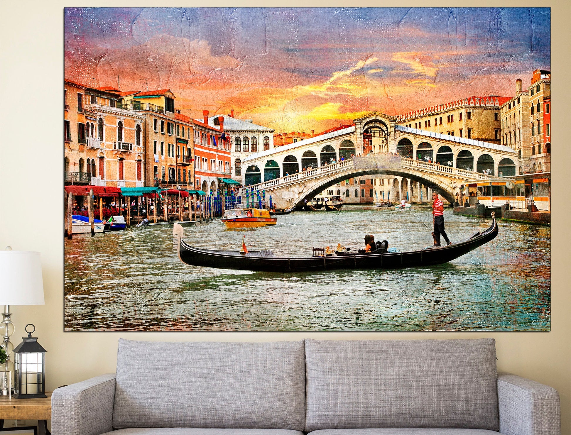 Venice Print Venice Wall Decor Venice Home Decor, Venice Italy Venice Watercolor Italy Canvas Art Italy Print