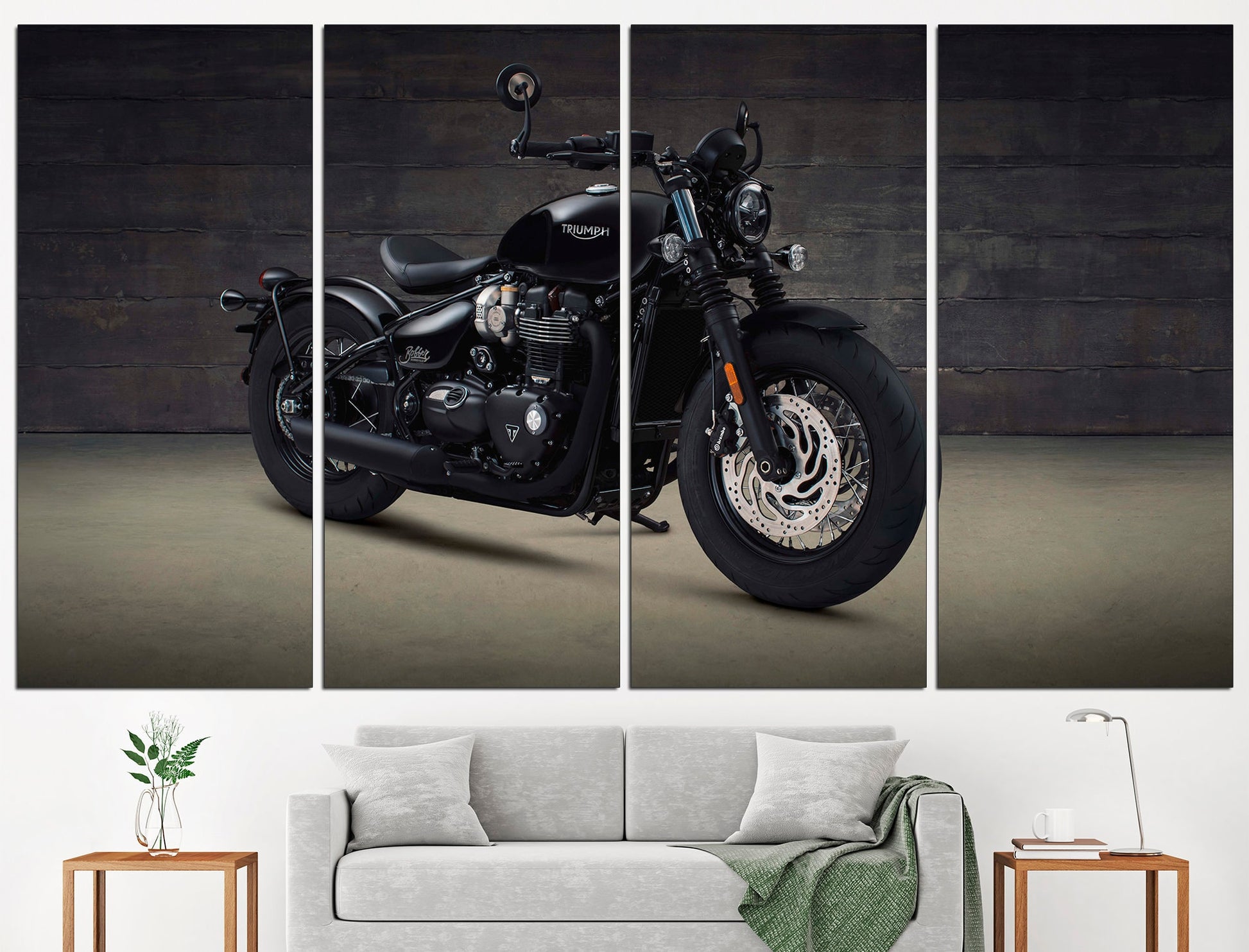 Motorbike Wall Art Motorcycle Canvas Motorbike Print, Motorcycle Wall Art Motorbike Wall Decor Bike Wall Art