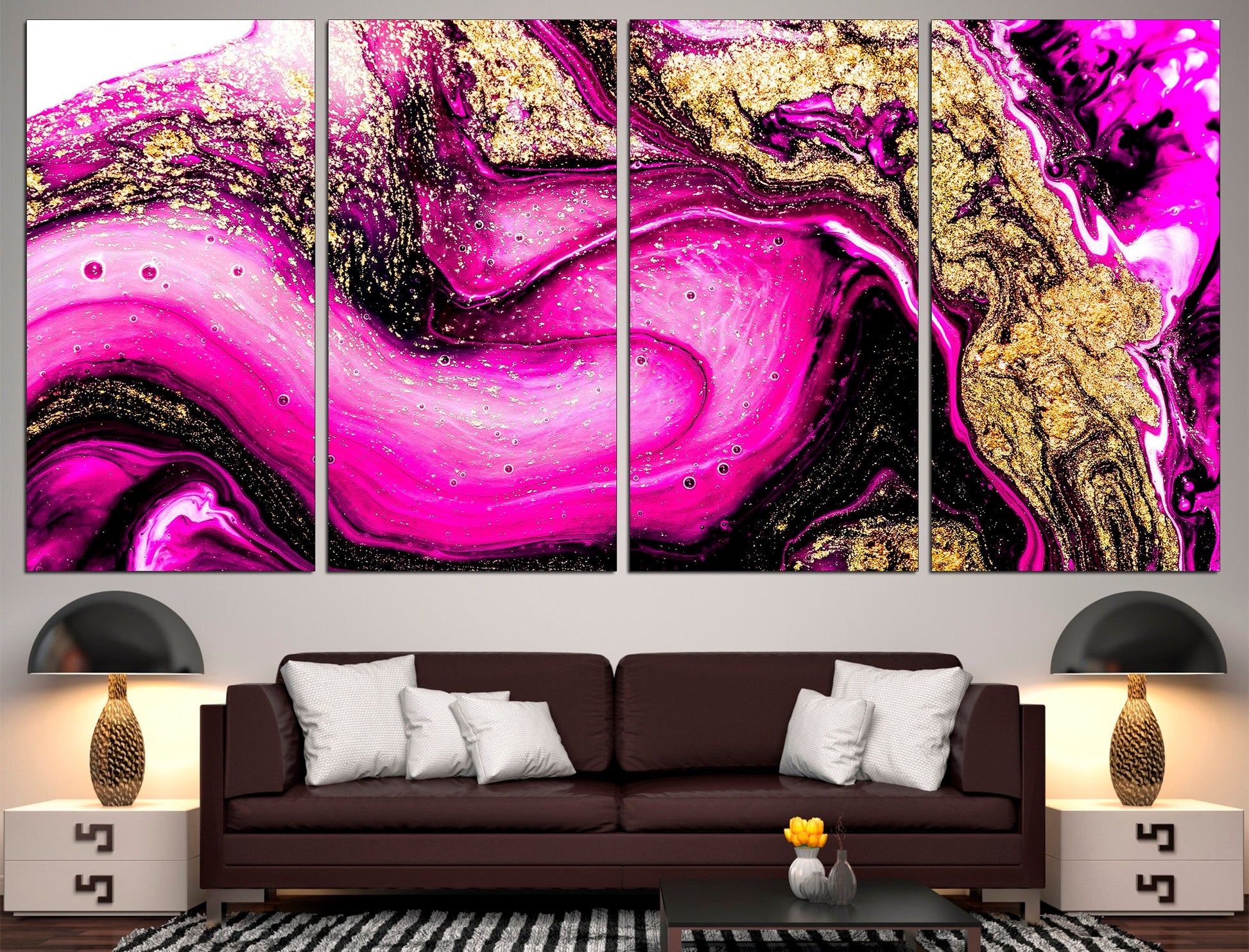 Rose Gold Marble Abstract Marble Rose Gold Marble Poster, Marble Print Rose Marble Gold Marble Print Extra Large Wall Art