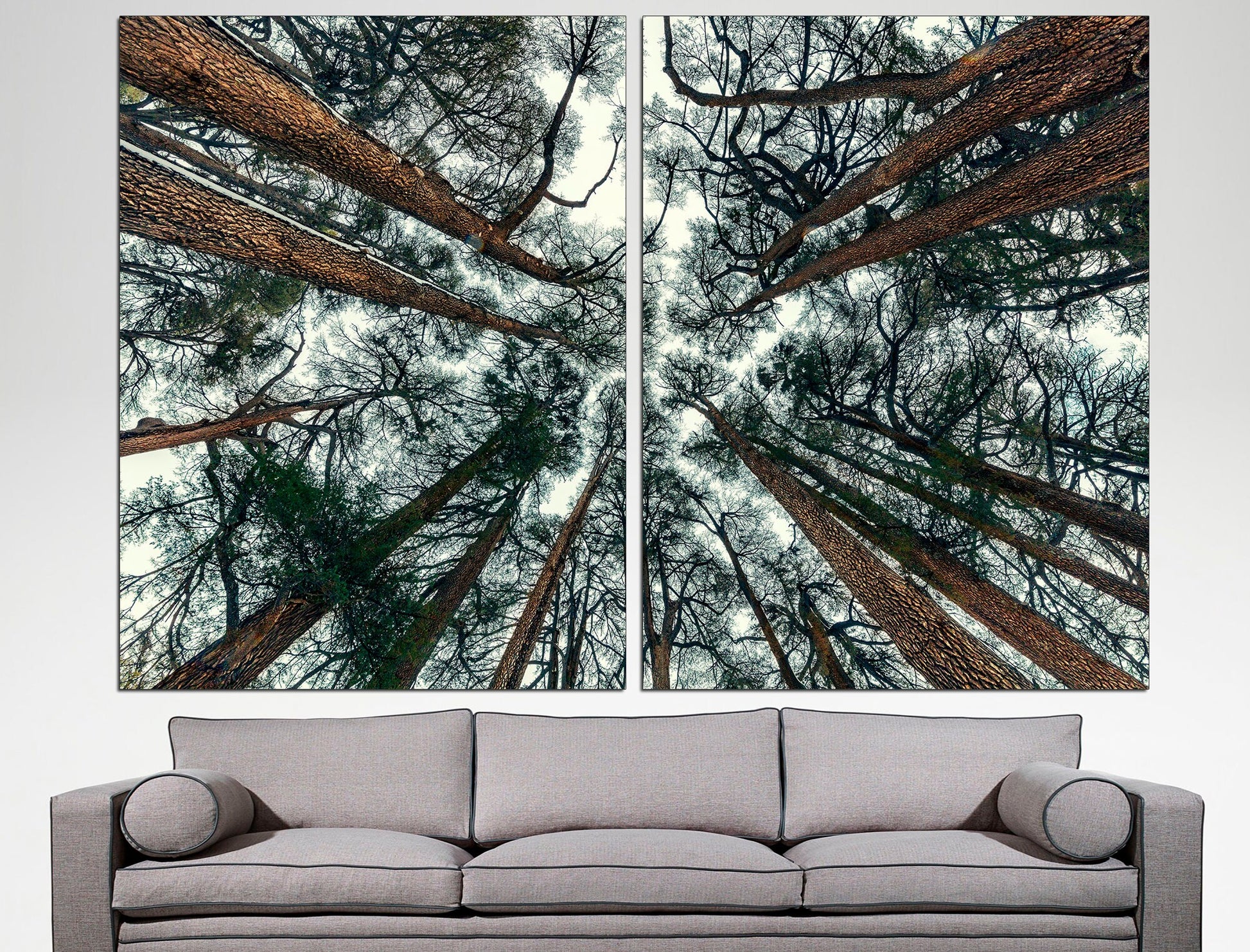 Tree Branch Print Abstract Tree Large Forest Print Tree Wall Art, Forest Wall Art Trees Canvas Print Extra Large Wall Art