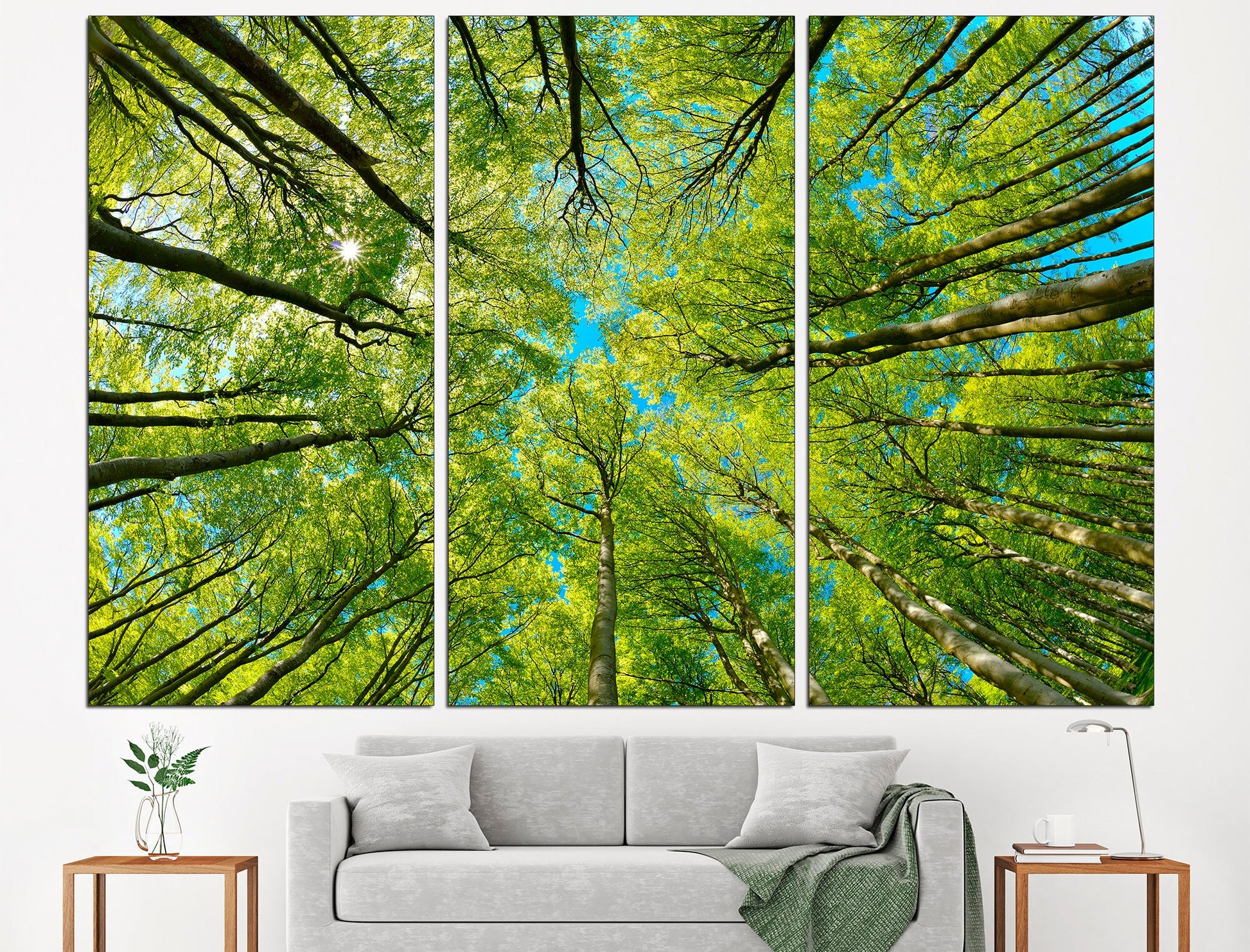 Branch Art Print Tree Wall Art Trees Canvas Print, Tree Branch Print Nature Poster Print Tree Wall Decor