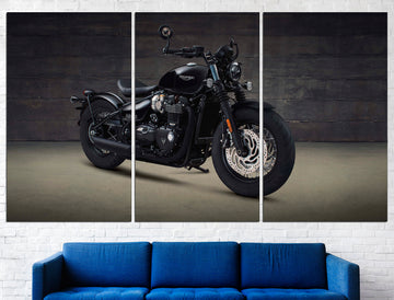 Motorbike Wall Art Motorcycle Canvas Motorbike Print, Motorcycle Wall Art Motorbike Wall Decor Bike Wall Art