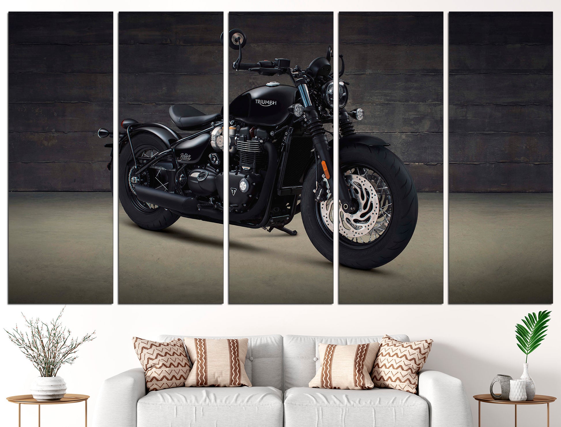 Motorbike Wall Art Motorcycle Canvas Motorbike Print, Motorcycle Wall Art Motorbike Wall Decor Bike Wall Art