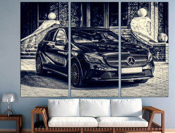 Mercedes Benz Automotive Print Mercedes Print Vintage Mercedes, Sport Cars Print Mercedes Canvas Mercedes Art