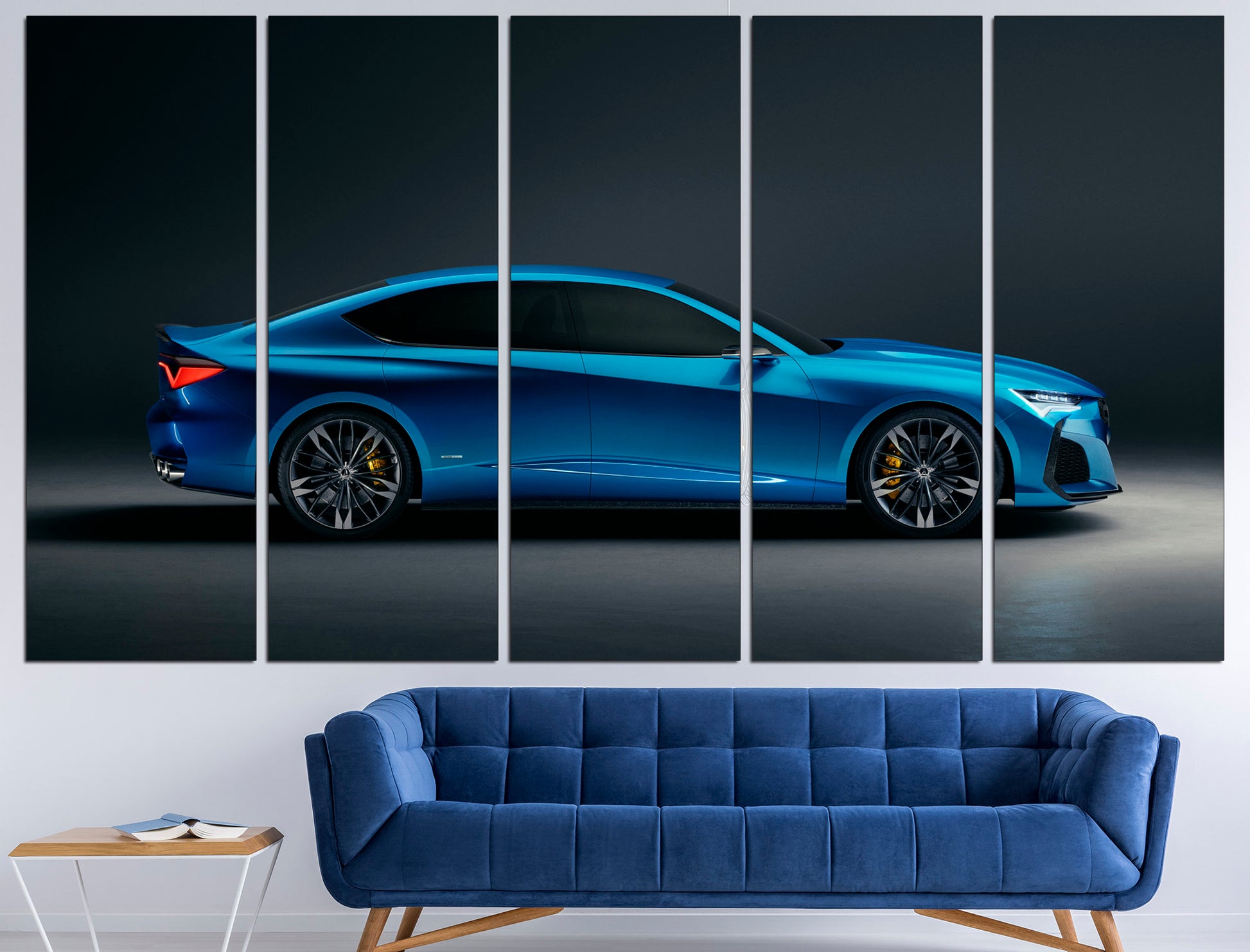 Acura Type S Car Canvas Acura Wall Art, Supercar Canvas Acura Car Art Acura Wall Decor Acura Poster