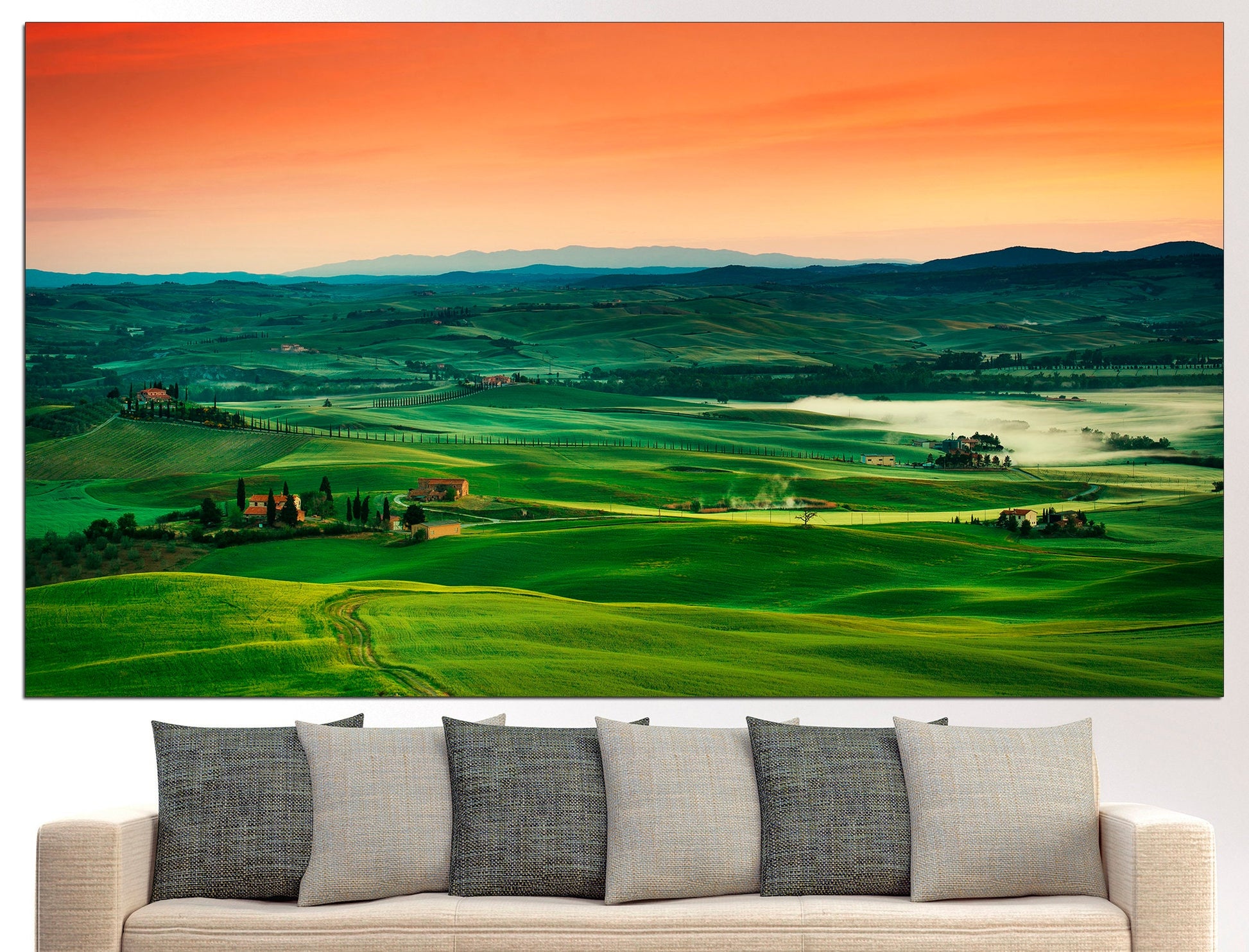 Tuscany Italy Tuscany Print Italy Print Tuscan Landscape, Italy Canvas Art Tuscany Wall Art Italy Home Decor