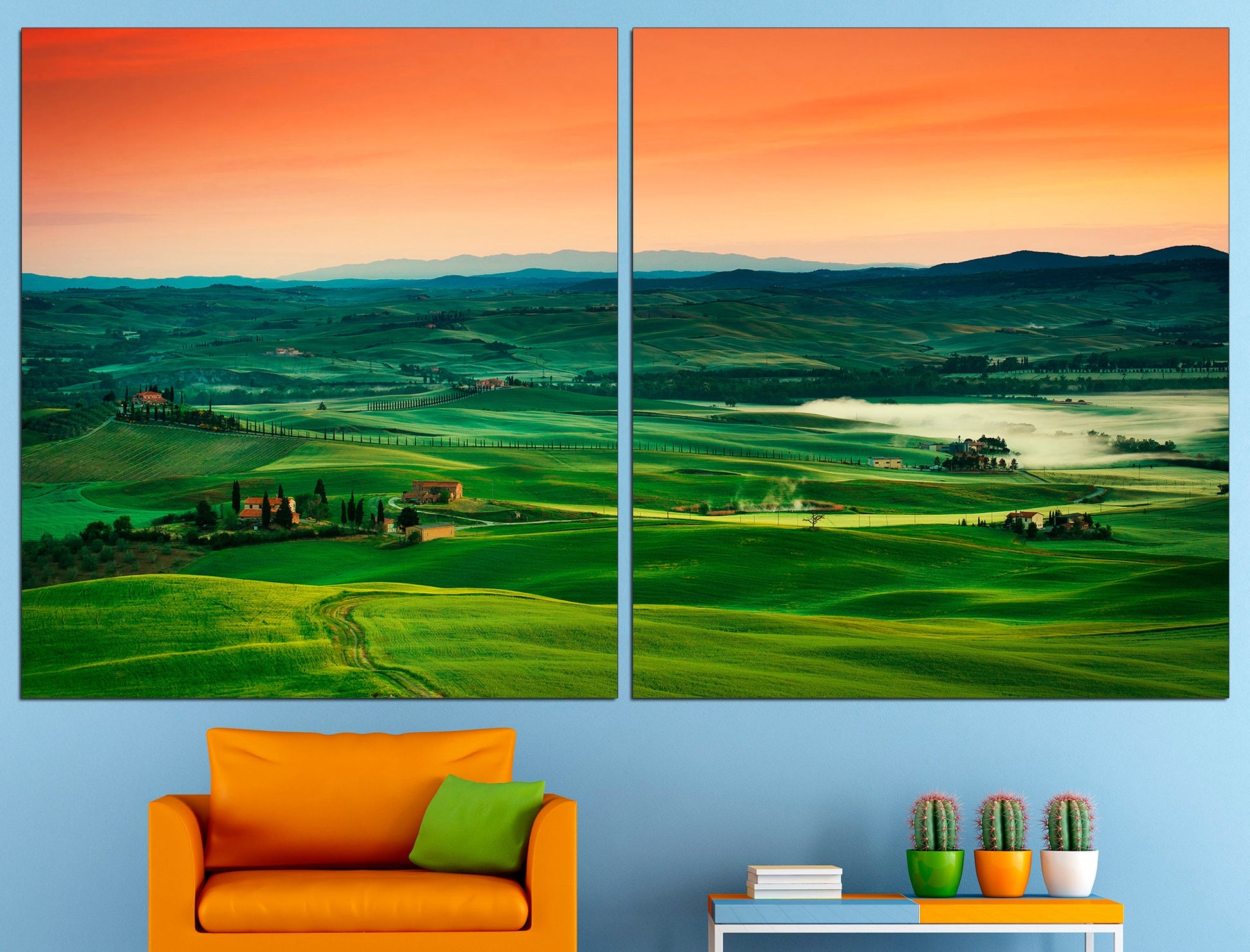 Tuscany Italy Tuscany Print Italy Print Tuscan Landscape, Italy Canvas Art Tuscany Wall Art Italy Home Decor