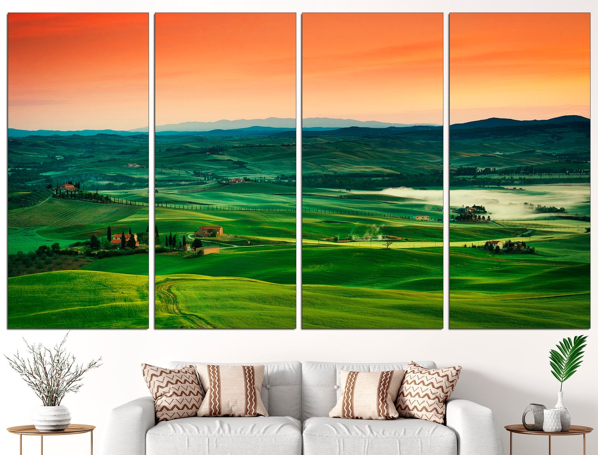 Tuscany Italy Tuscany Print Italy Print Tuscan Landscape, Italy Canvas Art Tuscany Wall Art Italy Home Decor