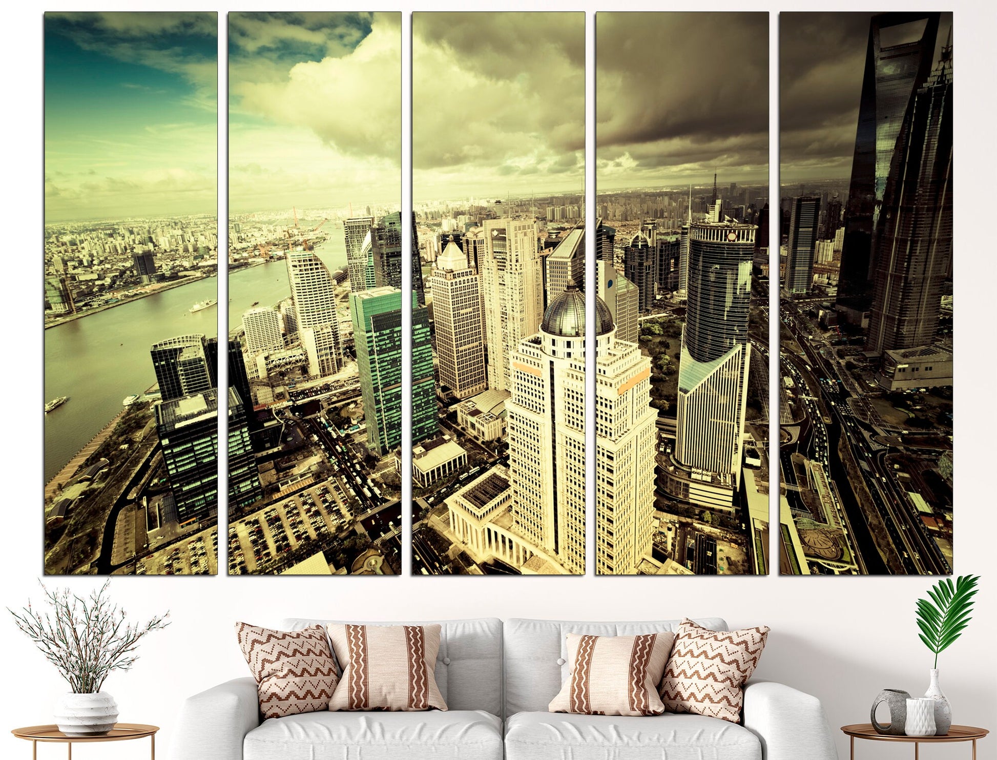 Manhattan Skyline Large Canvas Print Manhattan Wall Art, Extra Large Canvas New York Canvas Extra Large Wall Art