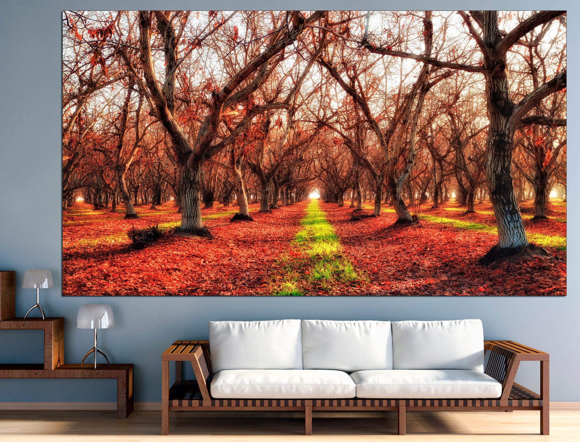 Forest canvas print Nature canvas tree Canvas print, Forest poster Nature canvas Forest landscape