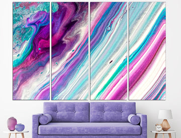 Pink blue marble Colorful wall art Pink marble, Abstract colorful Marble wall art Abstract marble art