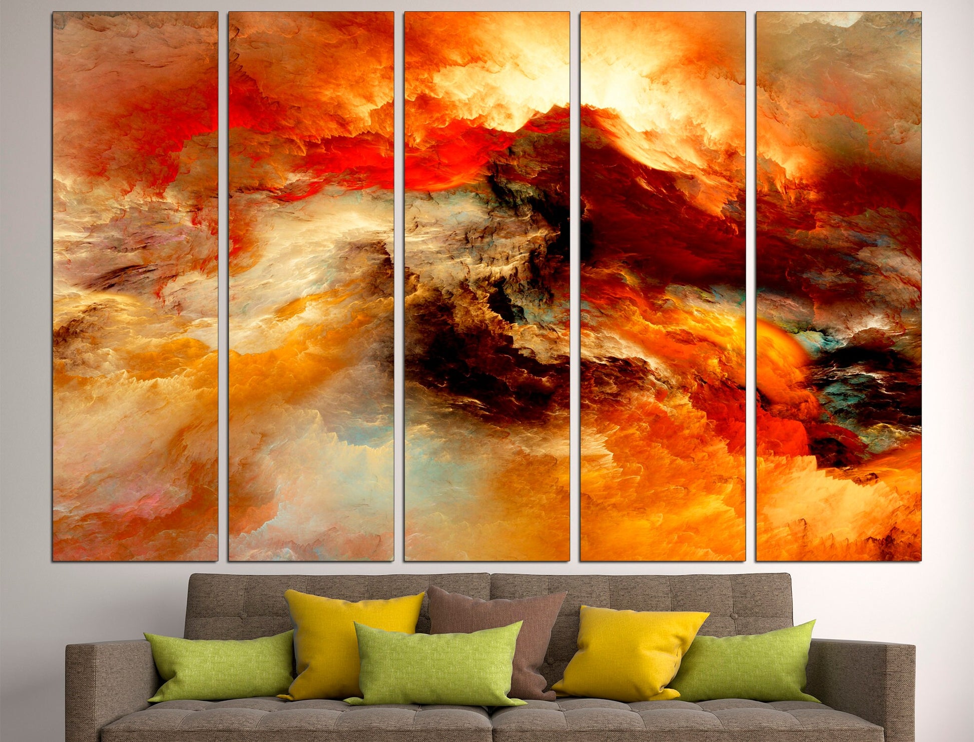 Orange marble Abstract canvas art Large marble art, Marble wall art Abstract marble Extra large wall art