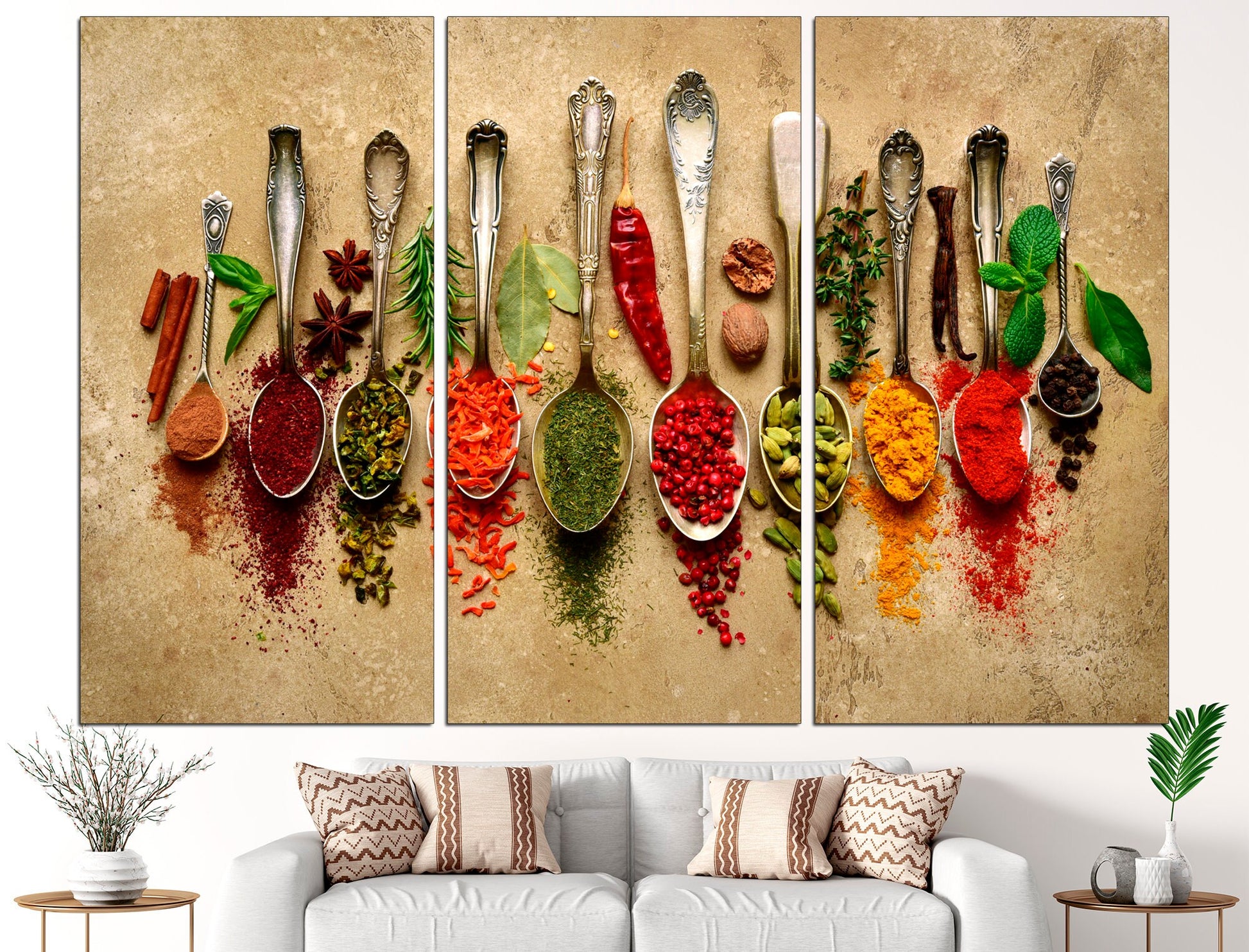 Kitchen wall art Restaurant wall art Spices kitchen art, Kitchen wall decor Spice wall decor Kitchen art print