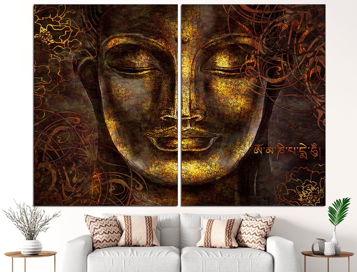 Buddha art print Yoga studio art Buddha print, Meditation art print Buddha canvas Buddha home decor