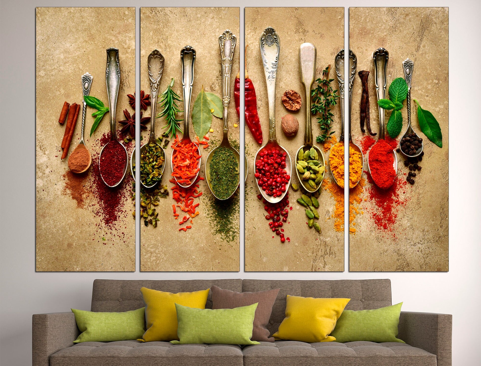 Kitchen wall art Restaurant wall art Spices kitchen art, Kitchen wall decor Spice wall decor Kitchen art print