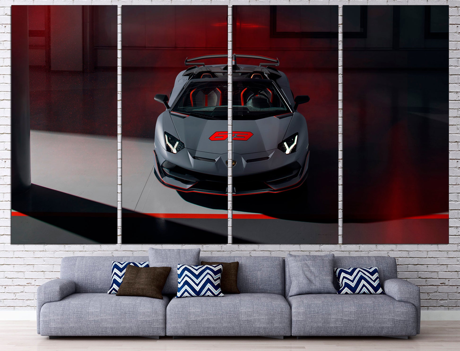 Lamborghini car Sport car wall art Lamborghini canvas, Car wall decor Lamborghini wall art 3 piece wall art