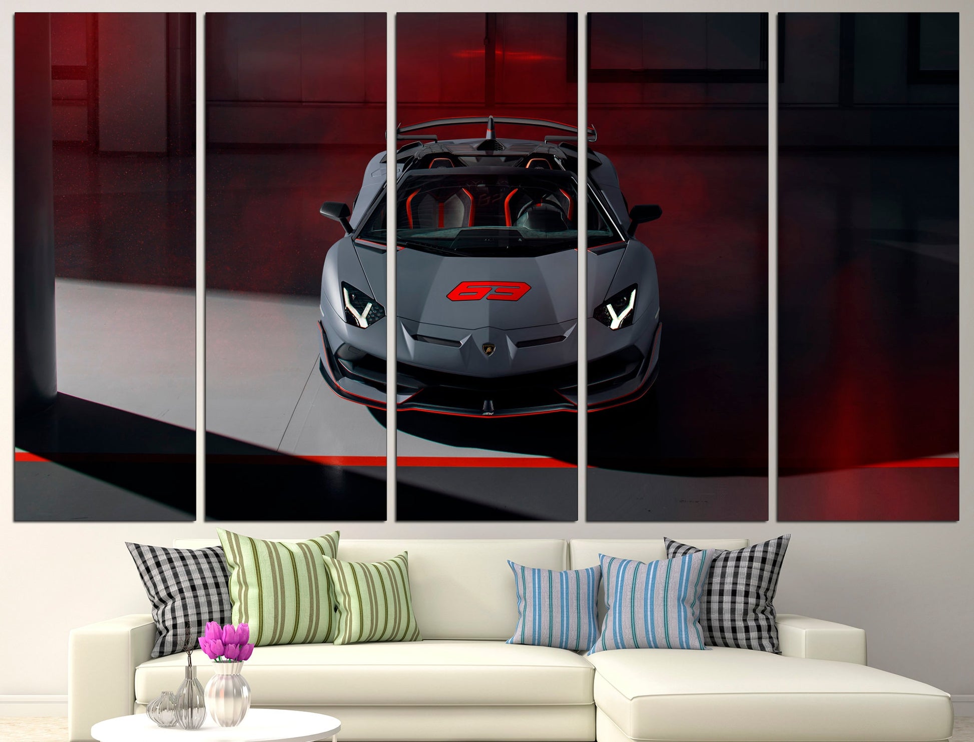 Lamborghini car Sport car wall art Lamborghini canvas, Car wall decor Lamborghini wall art 3 piece wall art