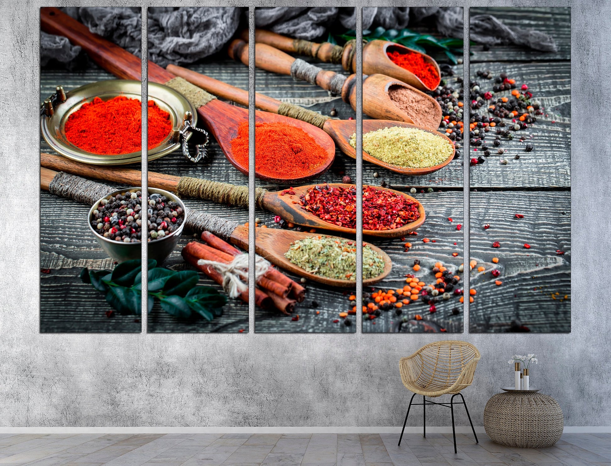 Kitchen Poster Kitchen Wall Art Dining Room Wall Art, Kitchen Wall Decor Spices Kitchen Art Herbs Wall Art