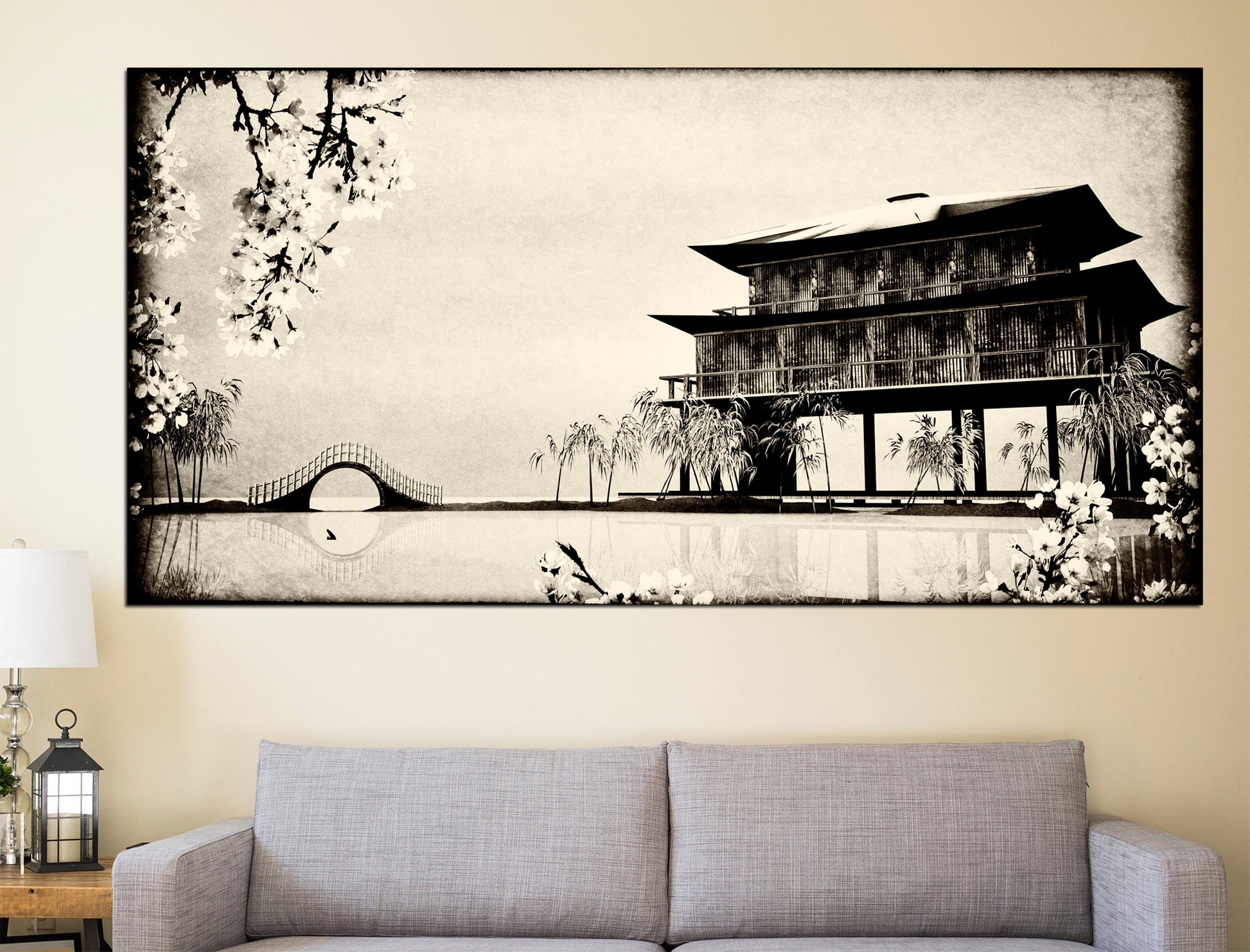 Japanese wall art 3 piece wall art Japan home decor, Asian wall art Extra large wall art Framed wall art