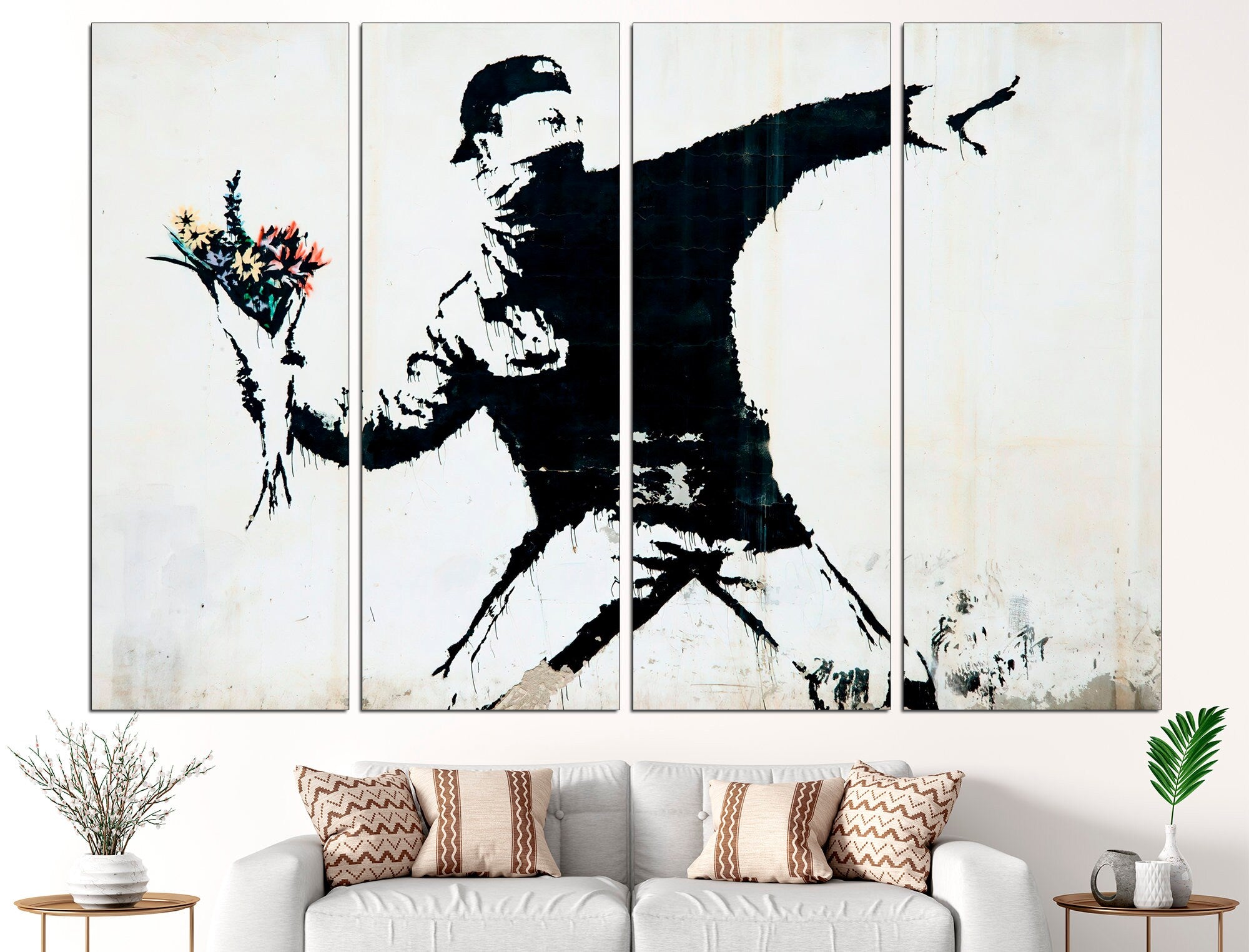 Wall deals art banksy