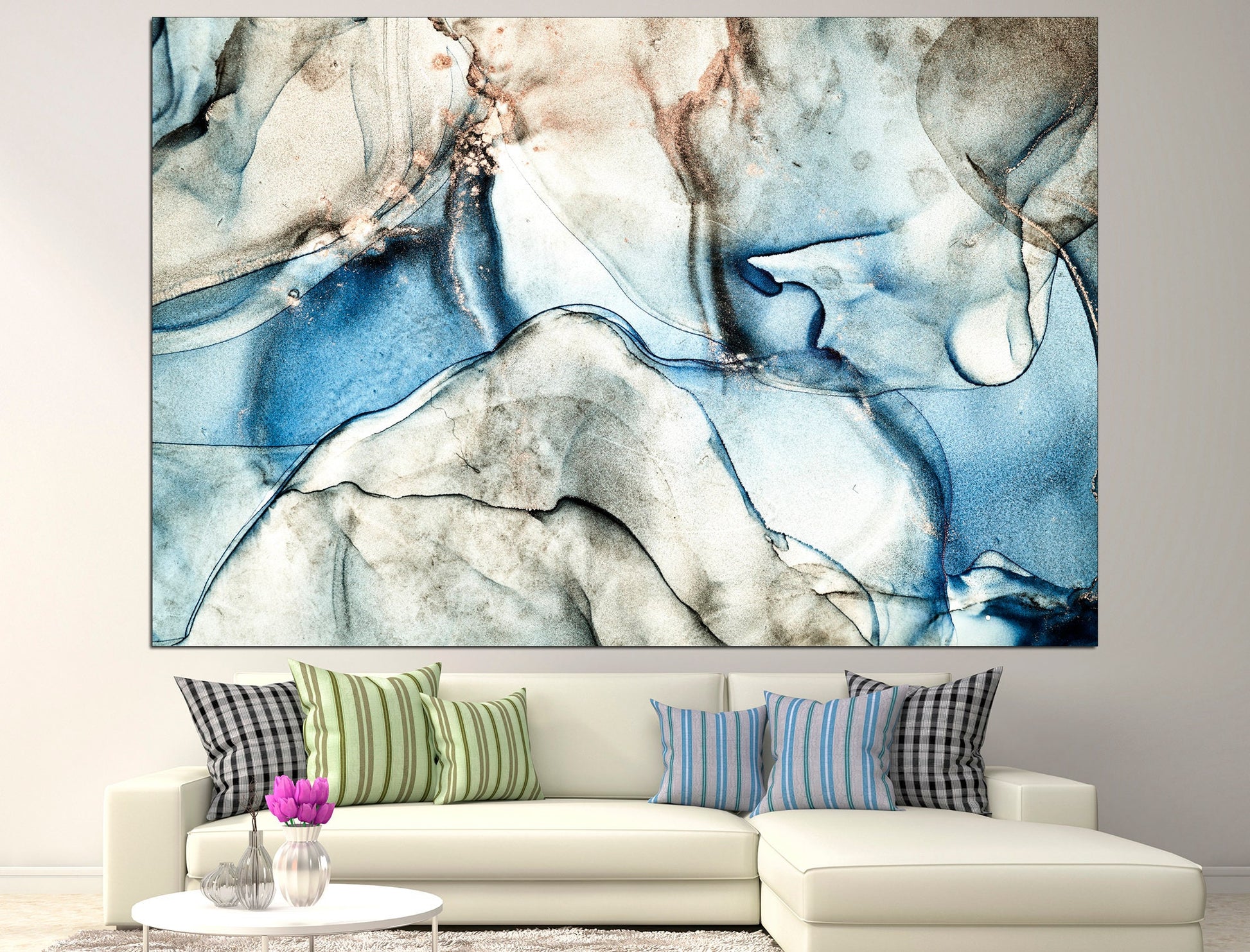 Marble print Abstract art canvas Marble wall art 3 panel canvas, Marble canvas Abstract marble art Canvas wall decor