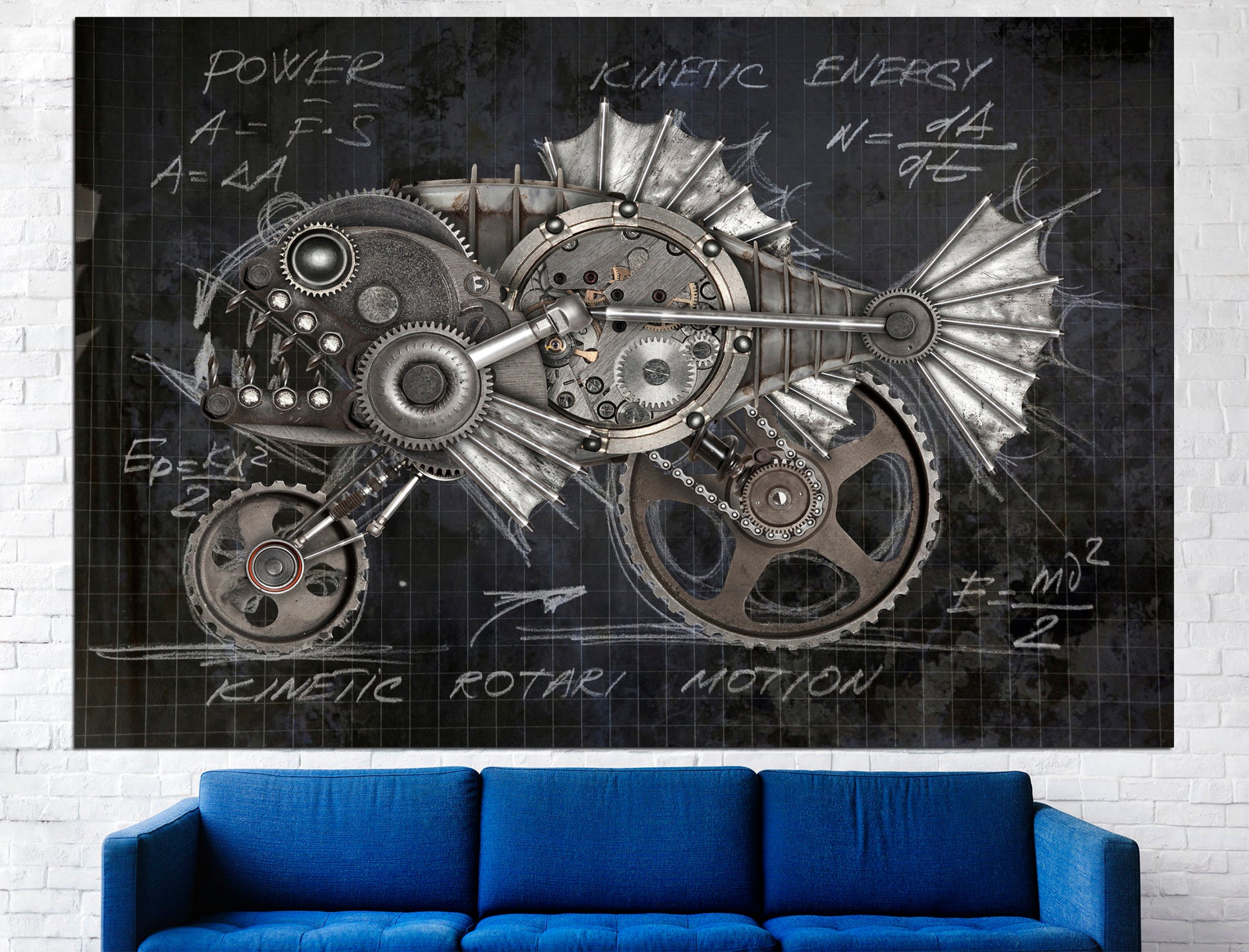 Steampunk wall art Large canvas art Steampunk wall decor, Canvas wall art Wall decor canvas Steampunk home decor