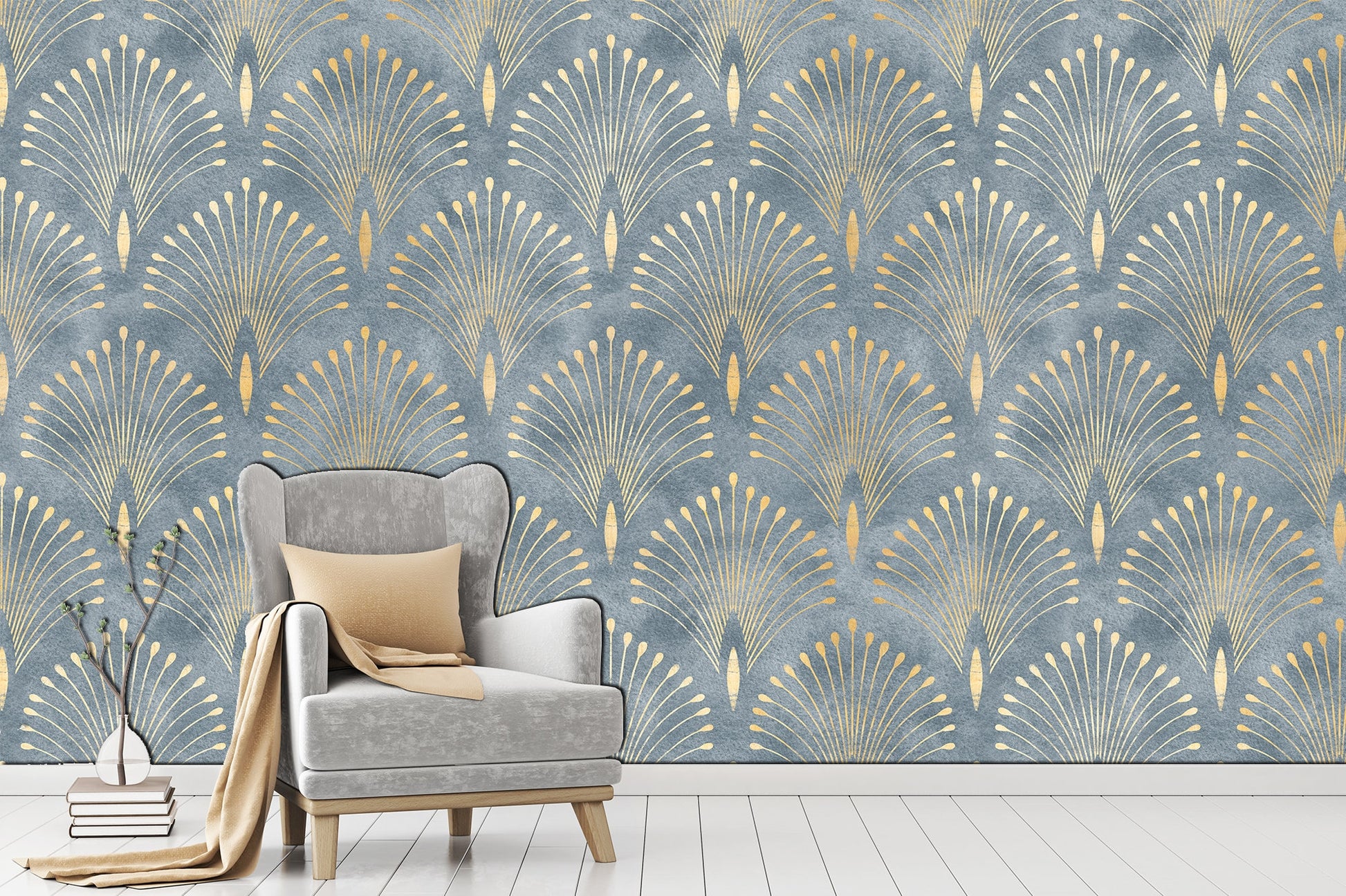 Scandinavian wallpaper Removable wallpaper Modern home decor Wall mural wallpaper, Scandinavian decor Gold wallpaper Peel stick wallpaper