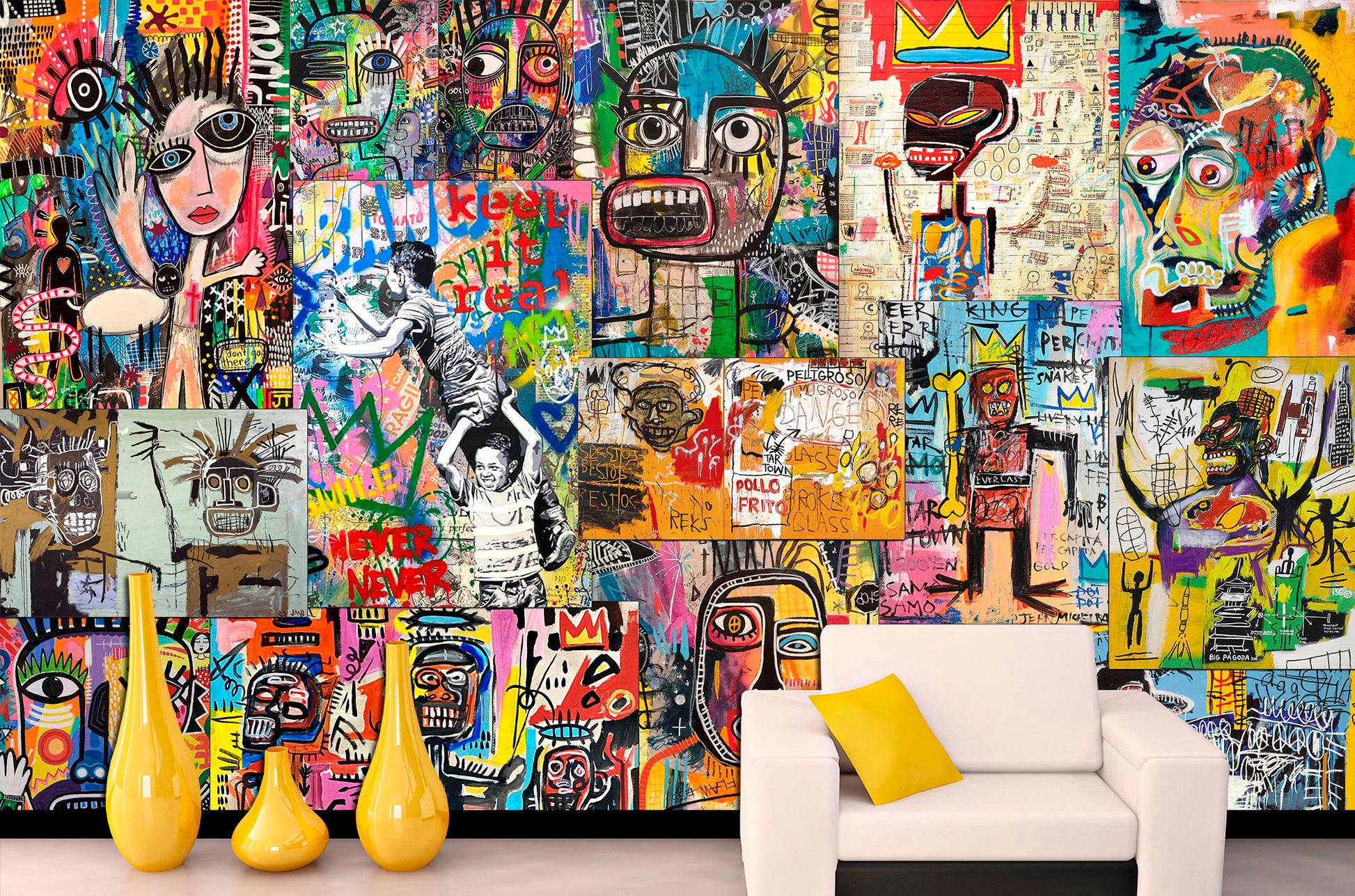 Graffiti wallpaper Graffiti print Removable wallpaper Modern graffiti art, Wallpaper roll Peel stick wallpaper Graffiti wall decor