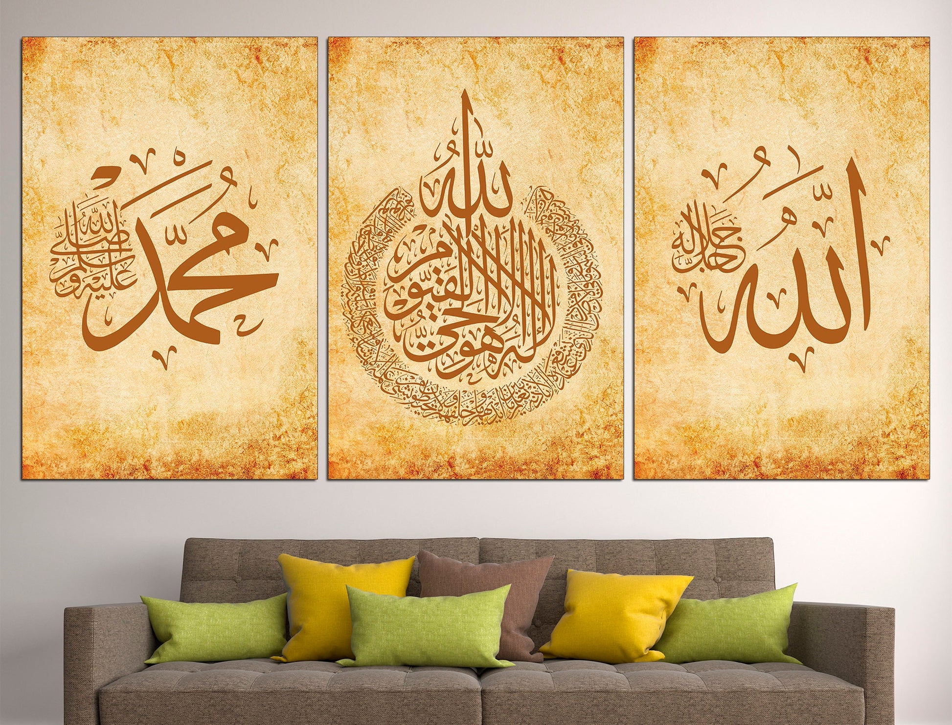 Islamic wall art Muslim wall decor Islamic canvas, Arabic wall art Modern islamic art Islamic canvas art